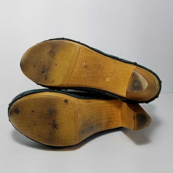 Sanita jade ankle bootie wood clog size 37 or 6 - Picture 5 of 8